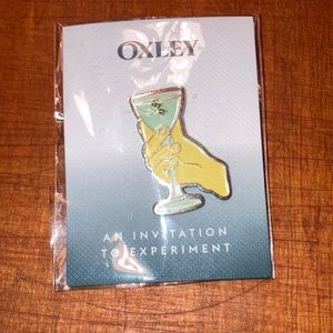 OXLEY Gin Bartender Enamel Pin for Apron or Jean Jacket